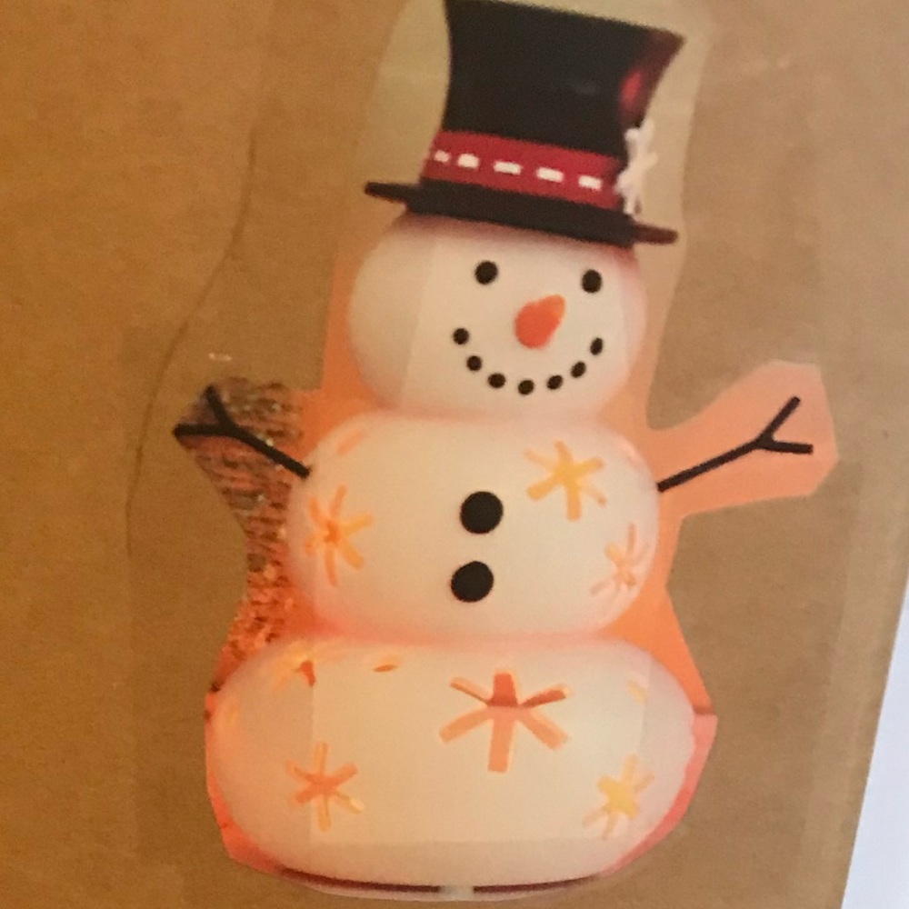 PartyLite Mr. Frosty tea light holder